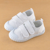 特价儿童白布鞋宝宝幼儿园舞蹈小白鞋子男女童学生体育跑步运动鞋