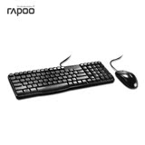 【电器城】Rapoo/X120有线键鼠套装 有线套装 有线键盘鼠标套装