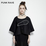 PUNK RAVE和服式夏季新款短袖开衫女小披肩防晒衫百搭外套