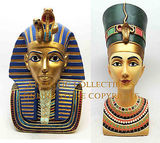 美国代购 埃及风格居家摆件法老图坦卡蒙国王奈费尔提蒂半身像