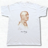 奥匈帝国一战陆军军人画像纯棉短袖军迷T恤数码打印T恤0512