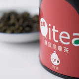 iTea我茶 冻顶乌龙茶 台湾乌龙茶 台湾高山茶炭火烘焙75g原装新茶