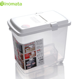 inomata日本进口米桶10kg储米箱厨房防虫防潮5kg米缸面粉桶储米桶