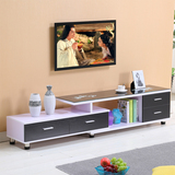 钢化玻璃电视柜简约现代组合时尚伸缩欧式电视机柜客厅 创意环保