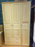 厂家直销 实木家具 简约 现代 定制 定做 樟子松3门柜
