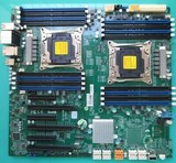 超微X10DAI C610芯片组 支持E5-2600 V3 CPU 双路工作站主板 全新