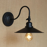 美式复古壁灯简约个性创意壁灯户外仿古欧式壁灯工业铁艺卧室B271