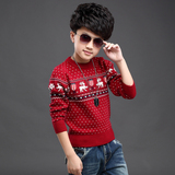 冬季男童毛衣针织长袖童装套头2015新款韩版儿童中大童线衣春季潮