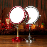 婚庆用品 高镜子 台式 双面镜子 便携结婚梳妆镜子 高镜子 红镜子