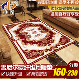 中盾 韩国碳纤维地暖垫地热毯碳晶地暖垫雪尼尔电热地毯160*230
