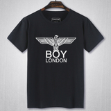 xsocse夏季新款潮牌BOY伦敦男孩老鹰加肥加大码胖半袖短袖宽松T恤