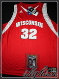 NCAA Wisconsin Badges 北极熊布兰恩布彻威斯康辛大学球衣