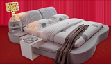 床韩式简约一体床1.8 1.5小户型软体布艺单人床双人床包邮
