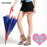 joycorn新款韩版时尚雨鞋女 防滑防水潮流鞋带雨靴短筒水鞋女