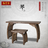 红木家具 中式仿古实木琴台 鸡翅木古琴古筝琴桌梳妆台书桌桌凳