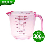 【天猫超市】智造生活 烘焙带刻度 透明杯塑料 量杯300毫升