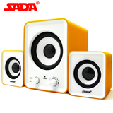 实体批发赛达SADA D-200A 电脑音响多媒体小音箱2.1迷你USB低音炮