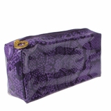 EL雅诗兰黛紫色蛇纹防水化妆包  收纳包 6个包邮