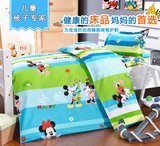 xdk纯棉儿童卡通三件套六件套幼儿园被子单人床单床品 宝宝床上用