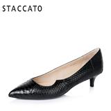 STACCATO/思加图2016秋季专柜同款女单鞋细跟女鞋9UK15CQ6