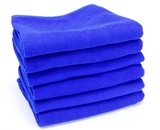 超细纤维洗车毛巾/吸水擦车巾/打蜡巾/洗车蓝色26X68厘米尺寸