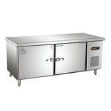 奥华立1.5米平面工作台 不锈钢工作台 冰柜 冰箱 保鲜柜 冷柜