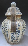 古玩古董收藏 196 老清代瓷器青花瓷器罐花瓶已储藏酒摆件611