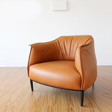 北欧设计师创意休闲单人沙发椅 现代简约舒适宜家酒店咖啡厅沙发