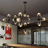 饰源北欧后现代简约个性吊灯创意餐厅别墅客厅 玻璃魔豆装饰吊灯