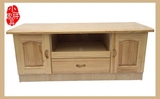 实木电视柜 定做松木矮柜 置物柜 1.2米电视柜 环保清漆 无甲醛