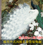 高清大图孔雀鹦鹉仙鹤鸟类油画壁画装饰画芯喷绘图片素材34张