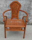 红木圈椅花梨木文福椅太师椅茶台配椅休闲椅靠背椅实木办公椅餐椅