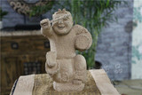 中式仿古家居饰品树脂工艺桌面摆件人物装饰品打鼓说唱佣石材俑