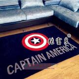 队长盾牌captain地毯卧室床边客厅茶几桌椅进门玄关定制个性美国