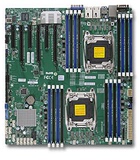 超微X10DRI-T服务器主板，双万兆网卡 DDR4内存 E3-2600V3 CPU
