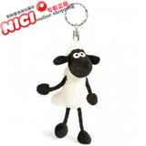 NICI专柜正品 SHAUN SHEEP 小羊肖恩动漫 毛绒玩具钥匙扣 33098