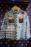 特 韩国专柜正品代购CLAN-C 14年秋款男童长袖衬衫Y037/100-150