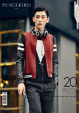 代购新品B2BC43218太平鸟2015秋季新款男装韩版修身夹克外套