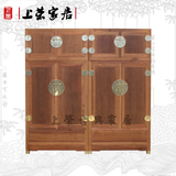 中式红木家具缅甸花梨木家具 老料独板明式顶箱柜 缅甸花梨大衣柜