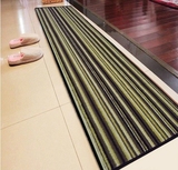 华德地毯 厨房毯 门口垫 玄关毯 床边毯 飘窗毯可定做黑白黄条纹