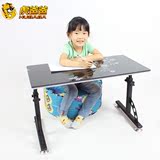 虎爸爸儿童写字桌可升降折叠学习桌学生书桌绘画桌家用电脑桌