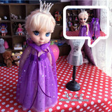 独家Disney迪士尼沙龙娃娃衣服bjd手工娃衣定制紫纱斗篷连衣裙