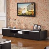 现代简约电视柜钢化玻璃 客厅功放地柜茶几组合 多功能电视机柜