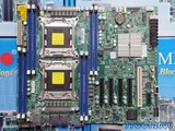 超微 双路双千兆服务器主板 X9DRL-iF C602 LGA2011 8根内存插槽