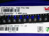 WE原厂 82UH 820电感 0.6A 贴片绕线功率电感744774182 伍尔特