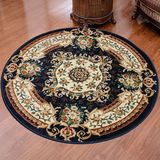 佐亚 欧美风格圆形地毯 美式中式新古典卧室沙发客厅地毯特价包邮