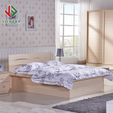 怡非家具 简约实用高箱储物床低箱床1.5米1.8米液压床卧室家具