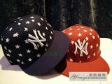 2015新款MLB情侣帽平檐棒球帽正版ny纽约洋基少年圆顶字母青年