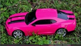 车粉红色充电动方向盘RC遥控车儿童迷你玩具赛车小轿车女孩遥控汽