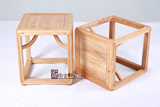 新品超值 整装成人凳子 榆木凳 矮凳 实木鞥子 新中式简约 定制